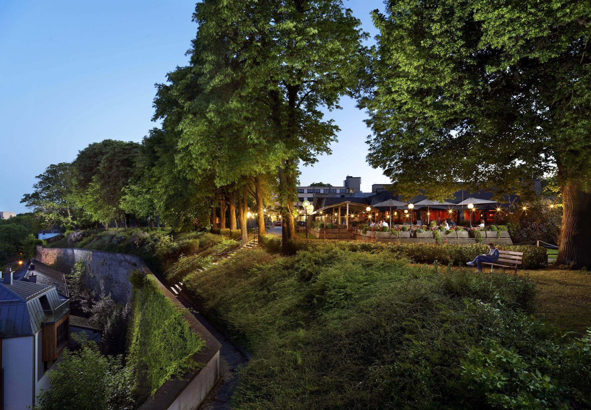 Hotel Parc Belle-Vue Luxemburg Étterem fotó